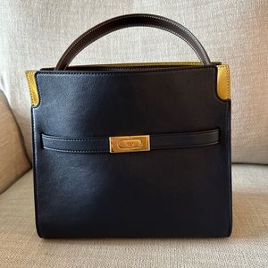 Tory Burch Lee Radziwill double bag in size small. (The medium sized bag).